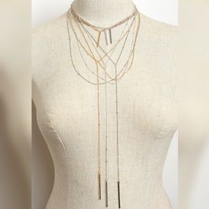 Sale!! 15” layered drop pendant necklace